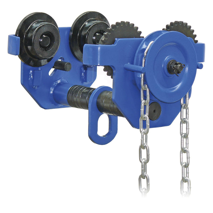 Planeta G20008 Haspelkettenlaufkatze, GTM 2, Tragfähigkeit 2000 kg, Flanschbreite 88 - 203 mm, 2,5 m