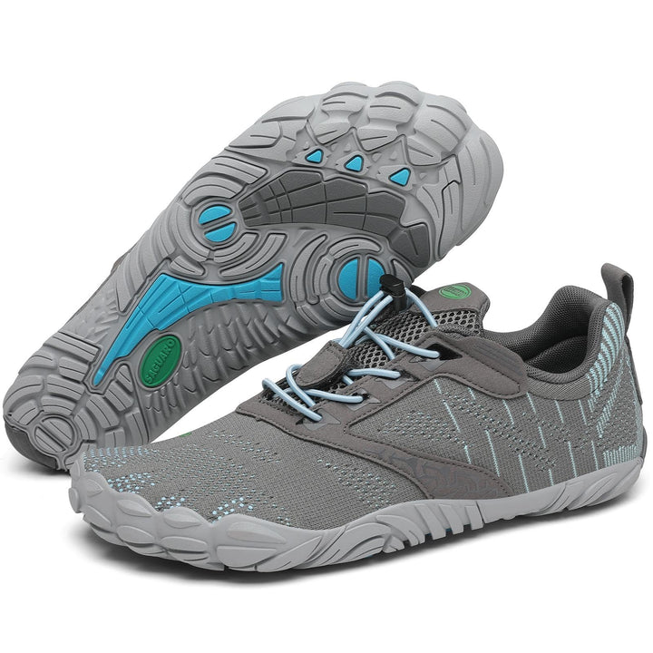 SAGUARO Unisex Barfussschuhe Damen Minimalistische Fitnessschuhe Herren Outdoor Wanderschuhe Trailla