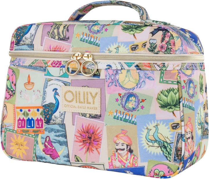 Oilily Kosmetiktasche Coco Beauty Case Almond Oil bunt