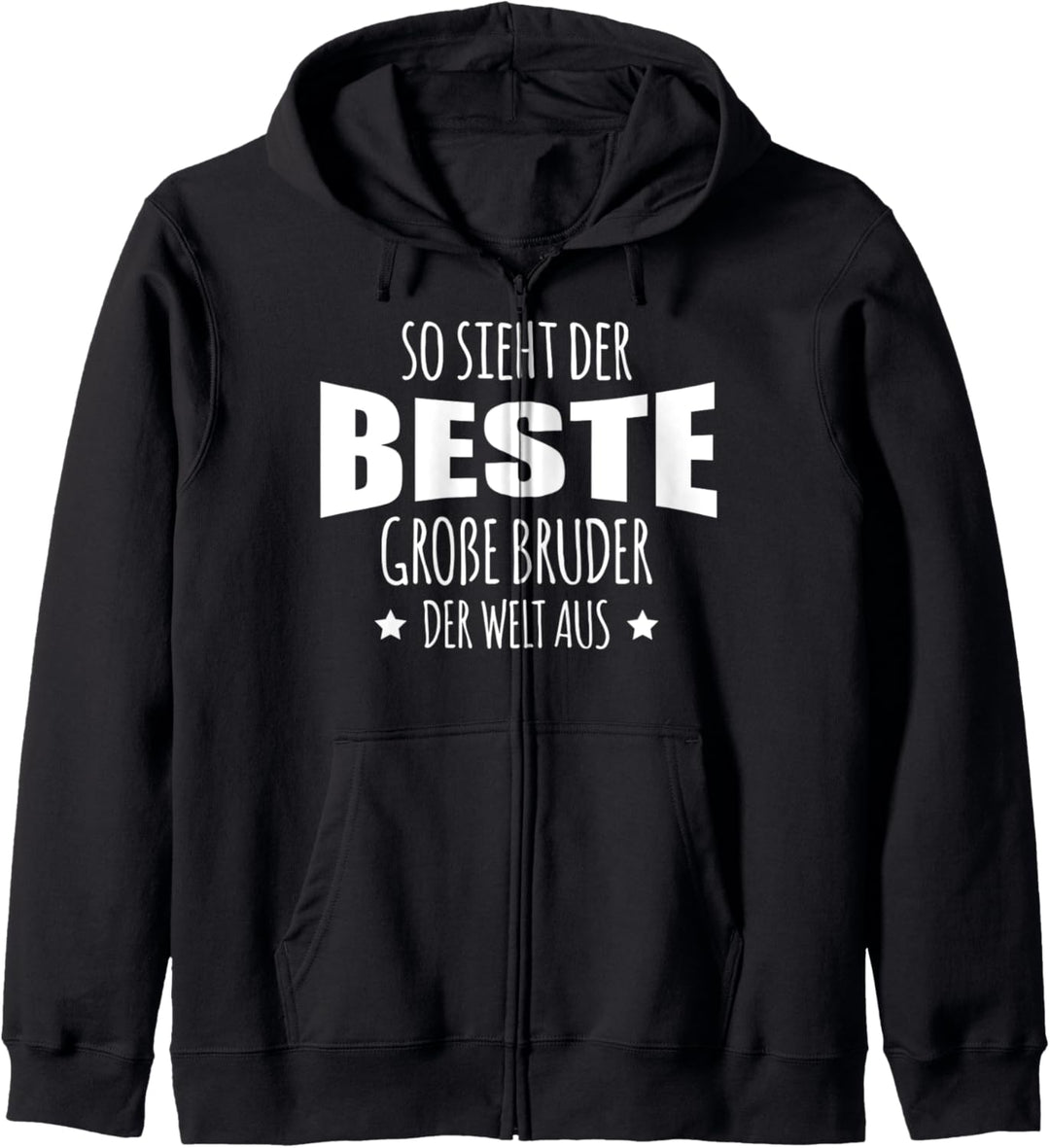 Der Beste Grosse Bruder Geschenk Bruderherz Halbbruder Jungs Kapuzenjacke