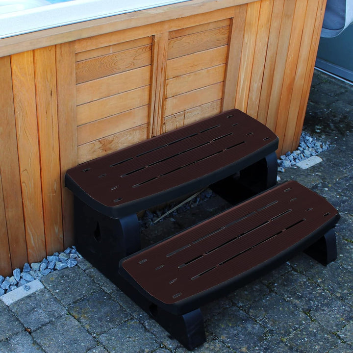 Waterway Whirlpool Pool Zubehör Outdoor 2-Stufen Treppe Doppelstufe Einstiegstreppe Kunststoff bis 3