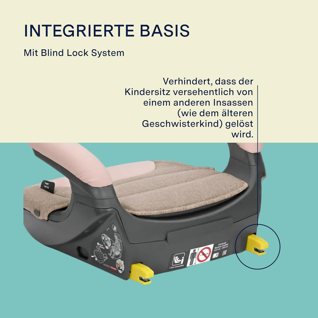 Peg Perego Viaggio Shuttle Autositz, Auto-Sitzerhöhung mit ISOFIX für Kinder von 125 bis 150 cm (6-1