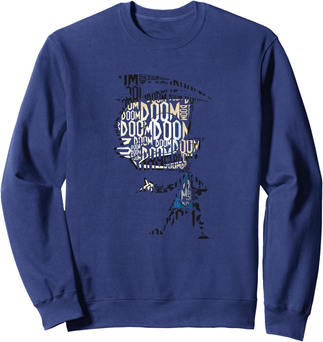 Invader Zim Dib Doom Text Fill Sweatshirt
