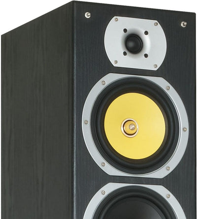 Fenton SHFT57B Standlautsprecher Paar 600 Watt, HiFi Lautsprecher Boxen für Stereoanlage, 4-Wege pas