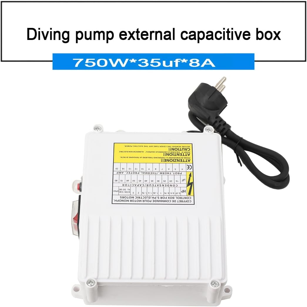 Druckschalter Pumpensteuerbox Pumpensteuerung Brunnenpumpe 750W Schalt Control Box Schaltbox Steuerk