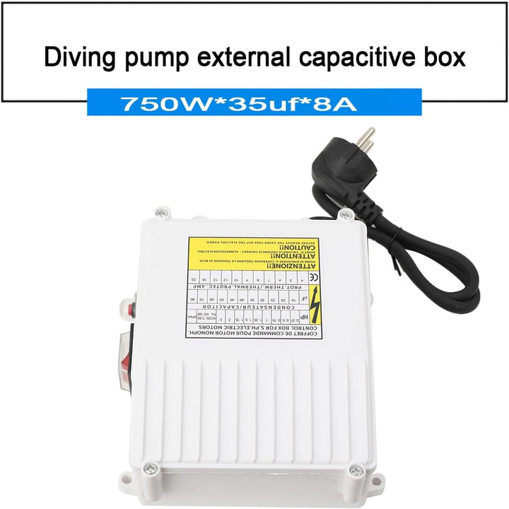 Druckschalter Pumpensteuerbox Pumpensteuerung Brunnenpumpe 750W Schalt Control Box Schaltbox Steuerk