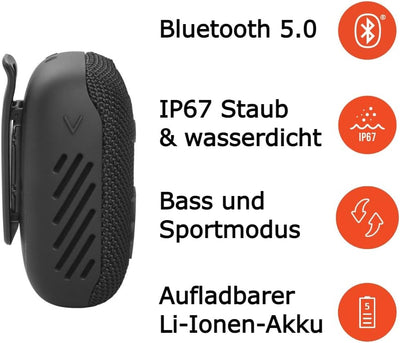 JBL Wind 3S tragbare Bluetooth-Lautsprecher Single, Single