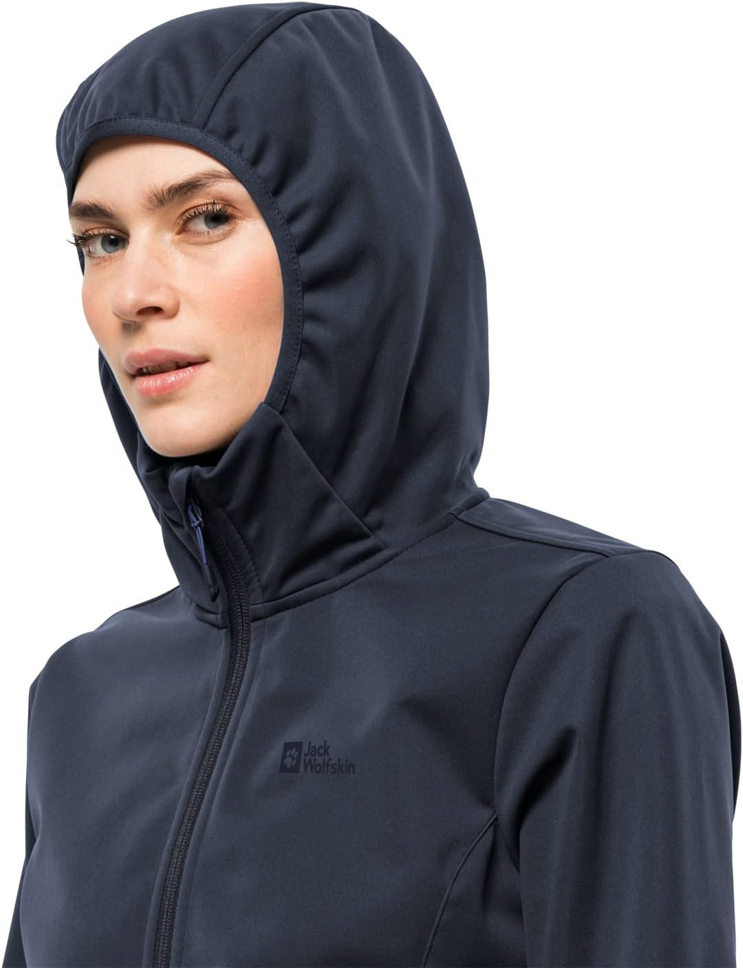 Jack Wolfskin Damen Windhain Hoody W Softshelljacke XXL night blue, XXL night blue