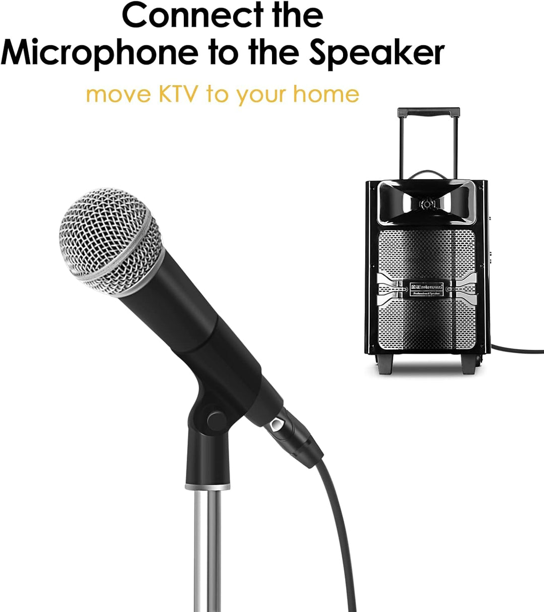 Twozoh XLR Buchse auf Klinke 6,35 mm(1/4") TRS Kabel 5M, Stereo XLR auf Klinke 6,3 Symmetrisch (Prof