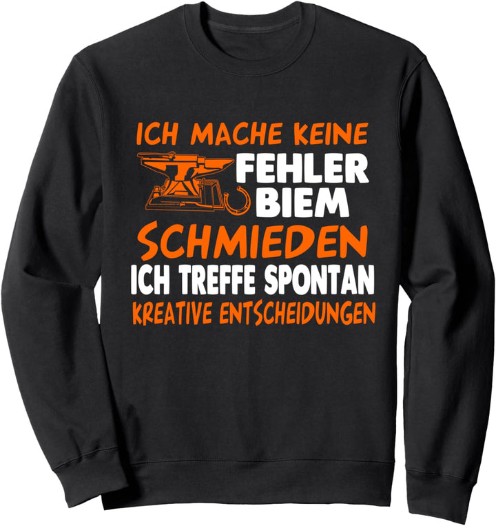 Hufschmied Hufschmiede Amboss Schmied Schmiede Sweatshirt