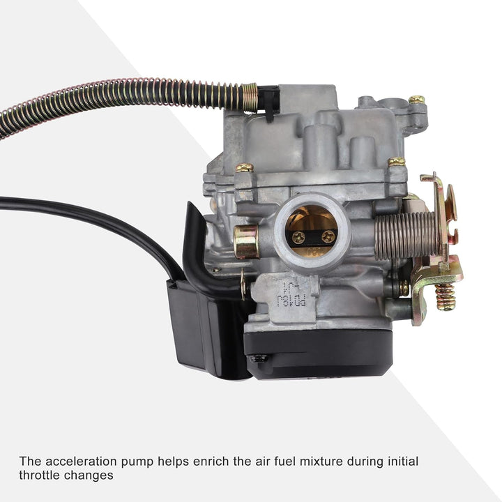 GOOFIT PD18 18mm Vergaser Ersatz für 4 Takt GY6 49cc 50cc Kymco Agility 139qmb 139qmA Mopeds Motor A