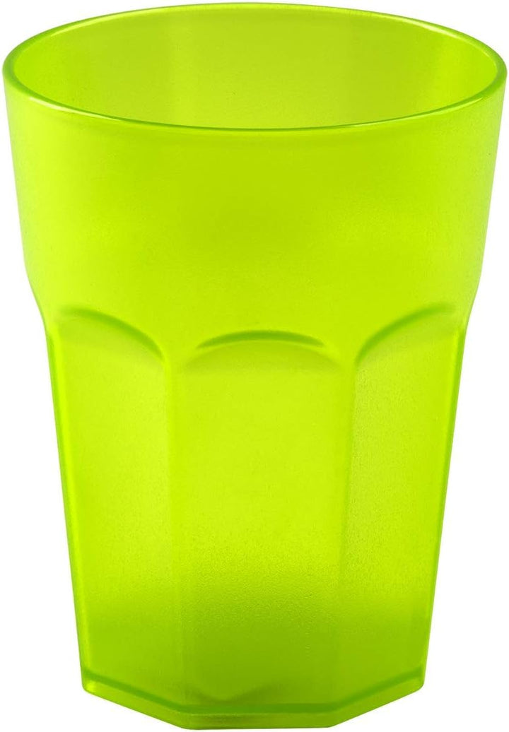 ENGELLAND 20x Kunststoffbecher Trinkbecher Party-Becher Plastikbecher Trink-Gläser Mehrweg Coktailbe
