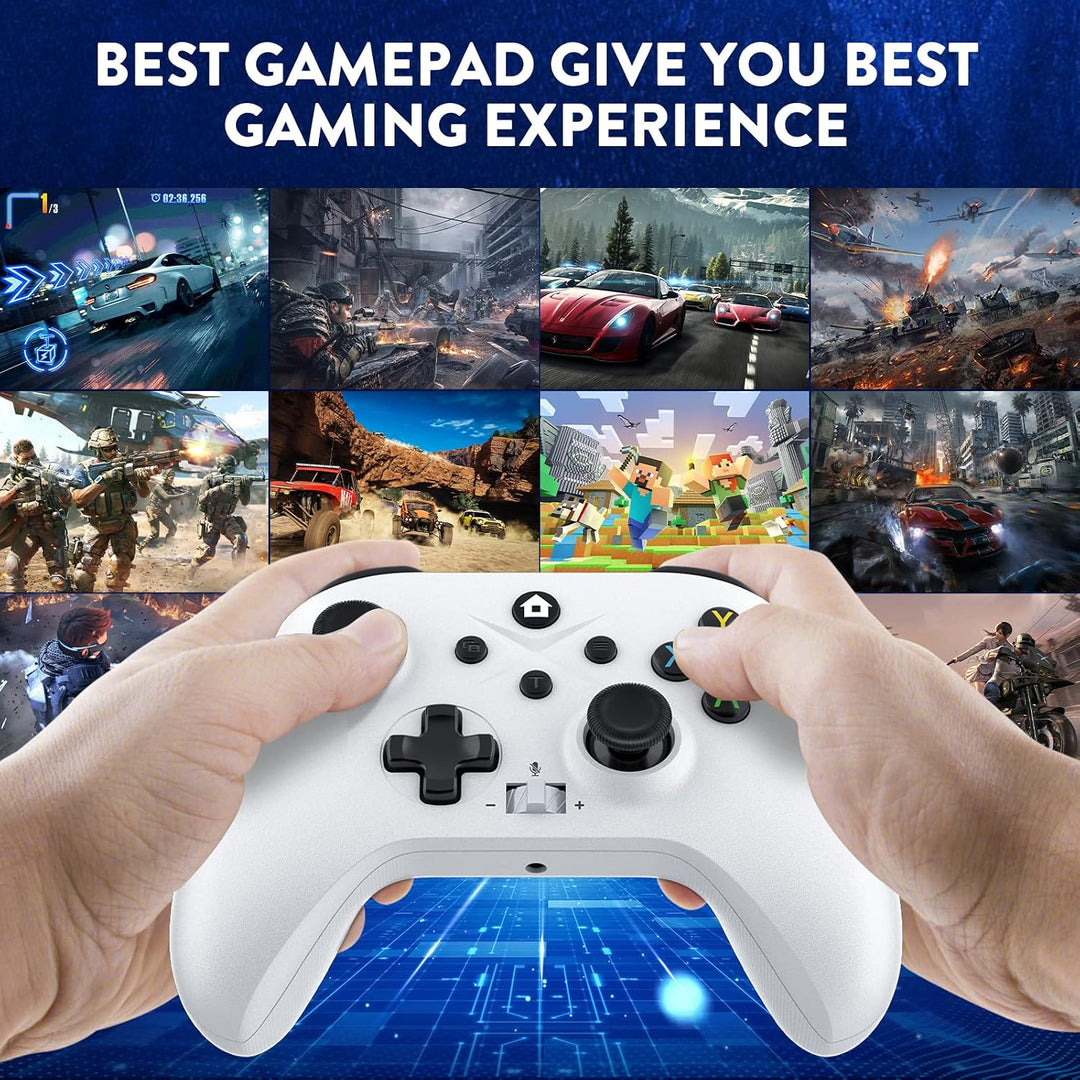 Dinosoo Wireless Controller für Xbox Series X|S,Xbox One, PC, 2,4-GHz-Adapter, 1000mAh Akku, Turbo,