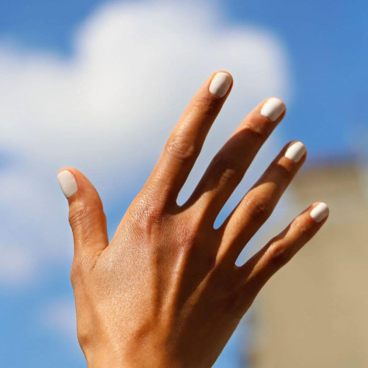 Manucurist Green Flash™ Weiss Gel Nagellack Snow - Hema Free UV Lack, 12-Free Lack, Bio-basiert - Nä