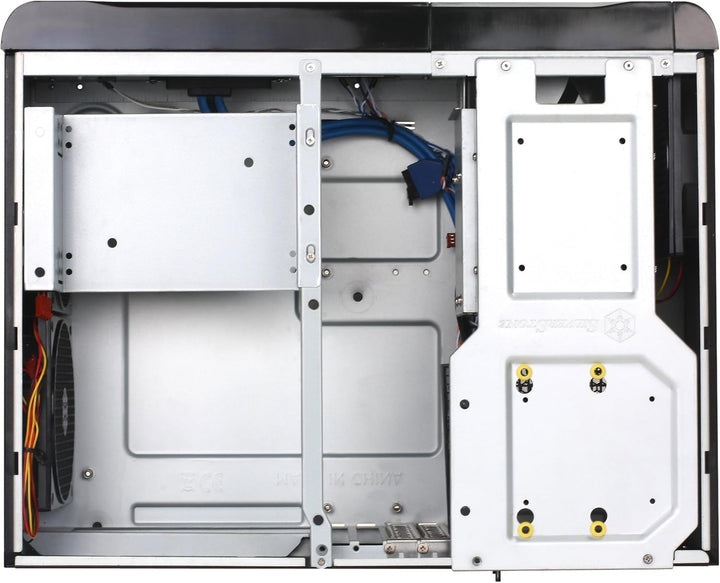 SilverStone SST-GD06B - Grandia HTPC Micro ATX Desktop Gehäuse mit hochleistungsfähigem und geräusch