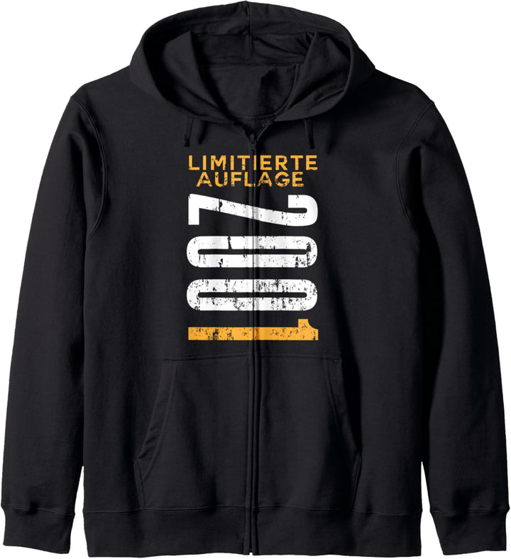 Limitierte Auflage 2001 Vintage 20 Geburtstag Mann Frau Kapuzenjacke