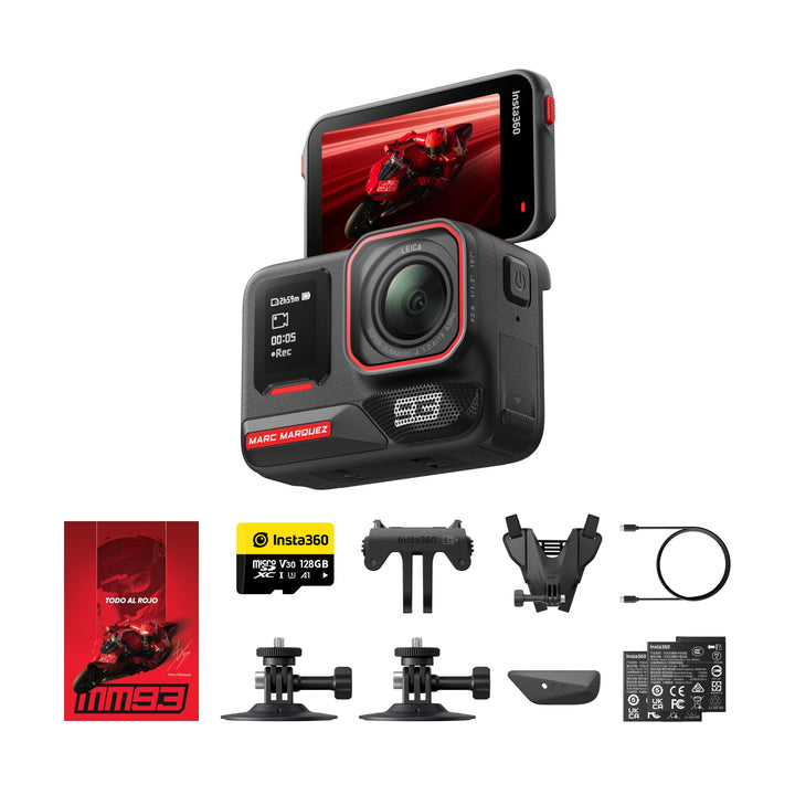 Insta360 Ace Pro 2 MM93 Edition - 8K Action-Kamera aus Kooperation mit Marc Márquez, Motorradkamera,