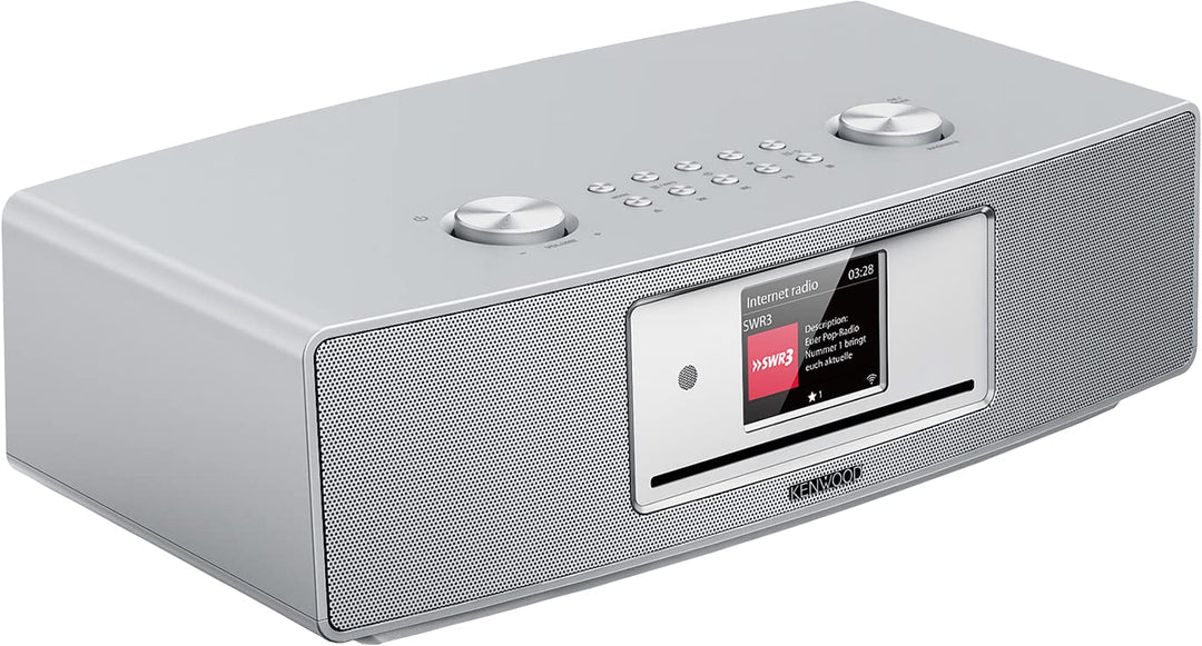 KENWOOD CR-ST700SCD-S - Smart Radio HiFi System mit WLAN, DAB+, Internetradio, CD/USB, Bluetooth Aud