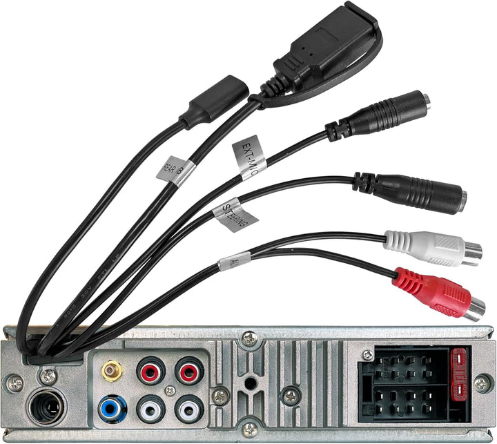 Blaupunkt Frankfurt Stereo, 1-DIN Autoradio, Oldtimer-Design mit schwarzer Metallfront und Chromrahm