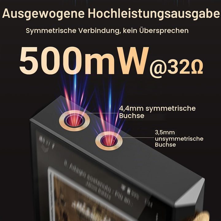 160GB Hi-Res Audio Player, Oilsky HiFi MP3 Player Bluetooth und WiFi, 4,02" Digitaler DSD512 Verlust