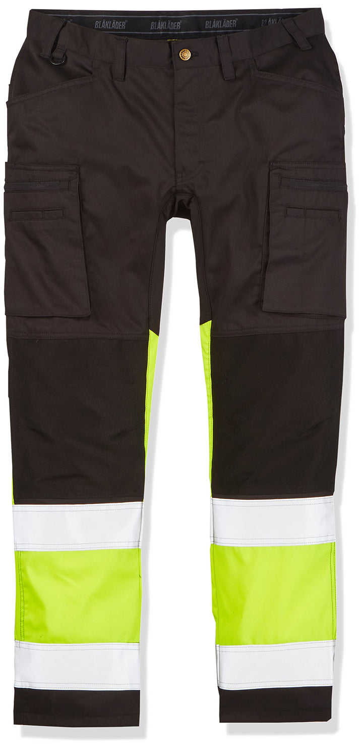 Blakläder 155118119933D96 Warn-Bundhose Grösse mit Stretch in schwarz/gelb, D96 D96 Black / Yellow,