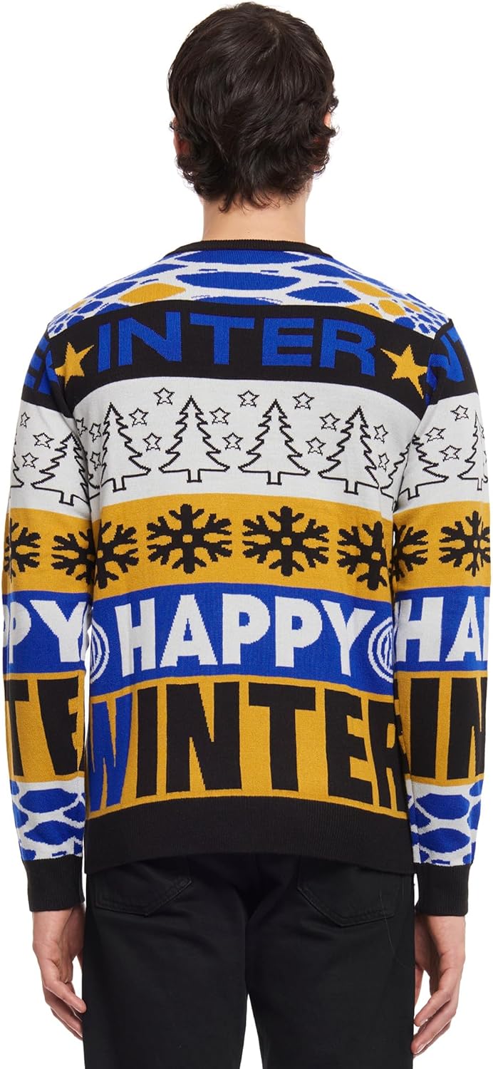 Inter Unisex Maglione Di Natale Inter Pullover (1er Pack) S Blau, S Blau