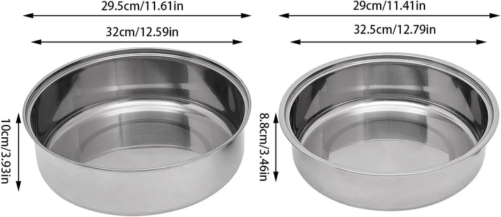 Chafing Dish Professioneller Speisenwärmer, rund, Catering, Buffets, Besteck, professionell, Edelsta