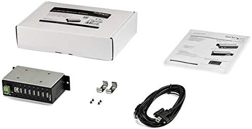 StarTech.com USB 2.0 Hub (7-Port Industrial USB 2.0 Hub mit ESD-Schutz, 350W Überspannungsschutz , W