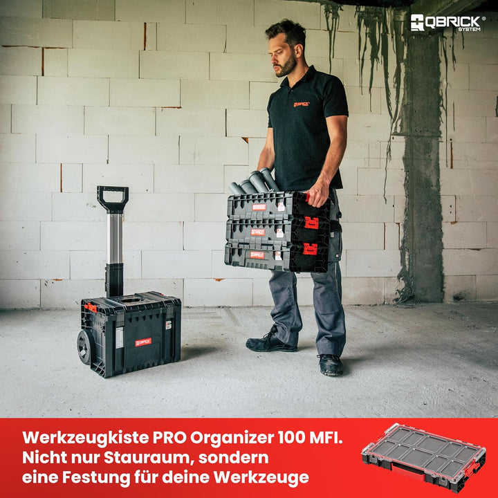 Qbrick System PRO Organizer 100 MFI BLACK 100 Stück, 100 Stück
