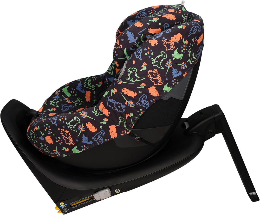 JYOKO Kids Bezug für Autositz kompatibel mit Maxi Cosi (Happy Dino, Maxi Cosi Mica I-Size)