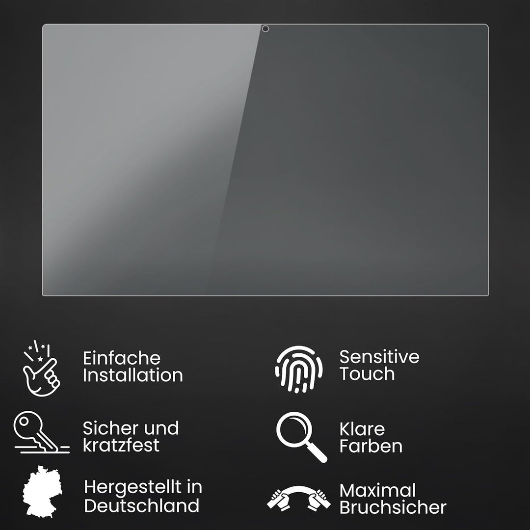 Bruni Schutzfolie kompatibel mit Lenovo Yoga 6 Folie, glasklare Displayschutzfolie (2X)