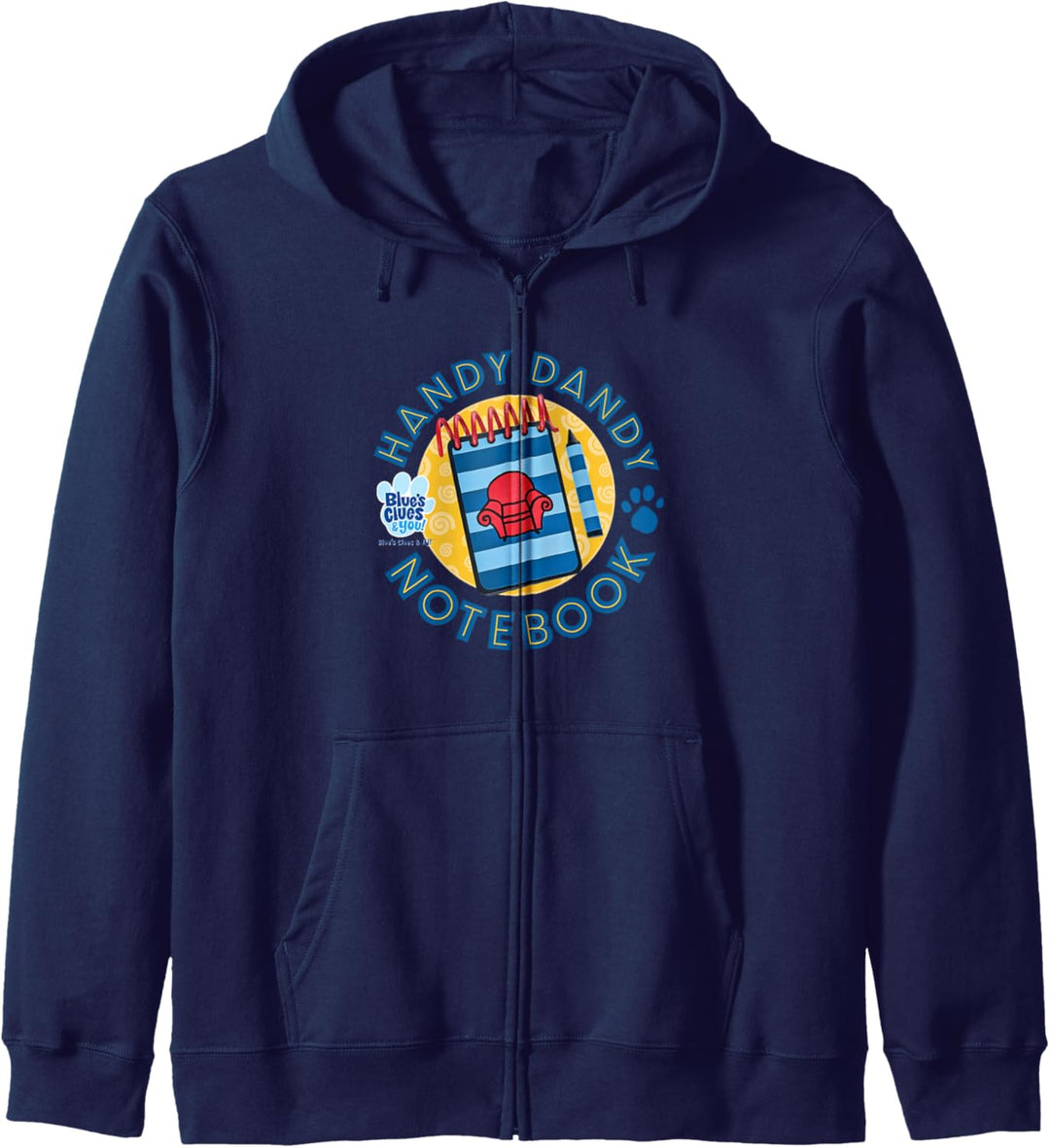 Blue's Clues & You Handy Dandy Notebook Logo Kapuzenjacke