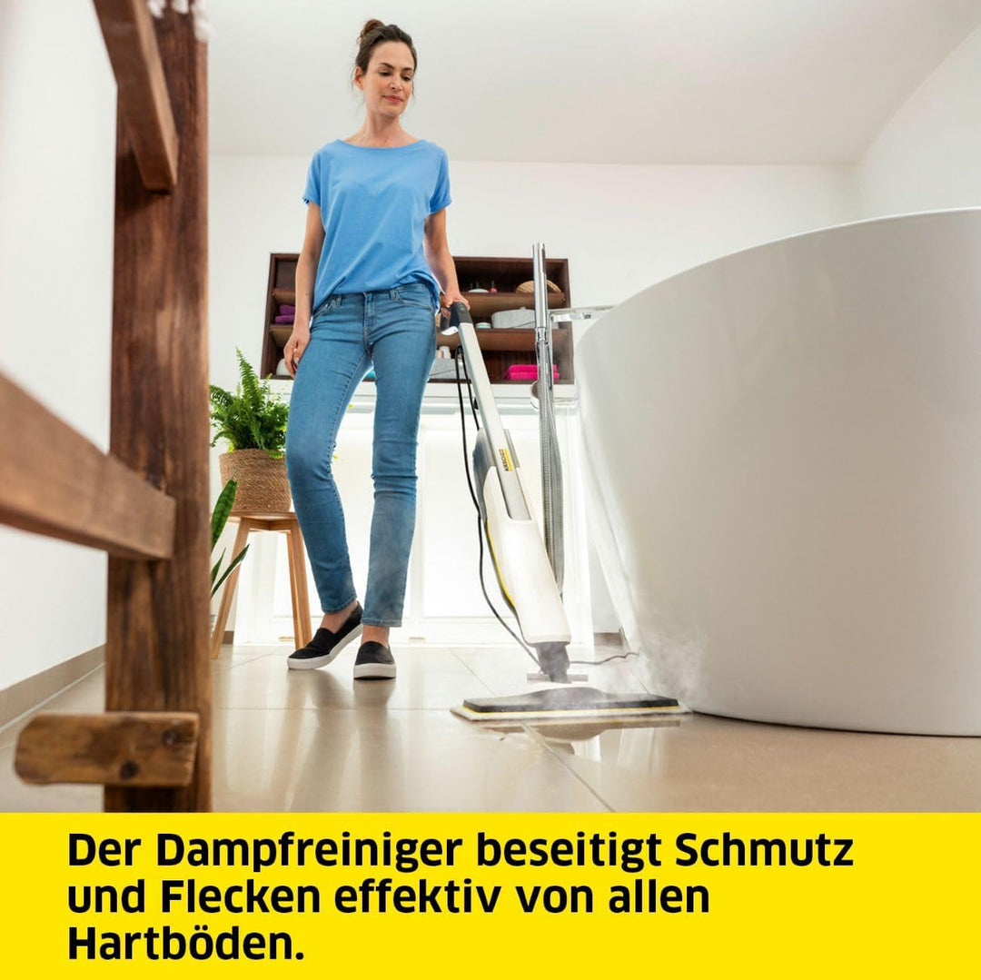 Kärcher Dampfreiniger SC 2 Upright, Aufheizzeit: 30 s, Flächenleistung: ca. 50 m², Tank: 0,4 l, Heiz