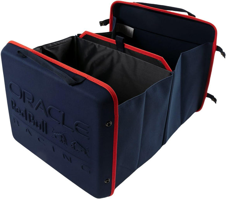 RED BULL Organizer per Bagagliaio Auto Design Sportivo Nero/Rosso, Pieghevole e Resistente