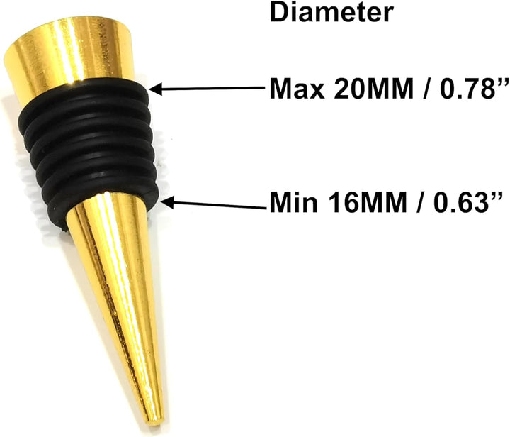 Bow Weinverschlüsse für Weinflaschen, 2er-Pack – Gold Fliegenverschluss-Flaschenset – Rosa, weisse f