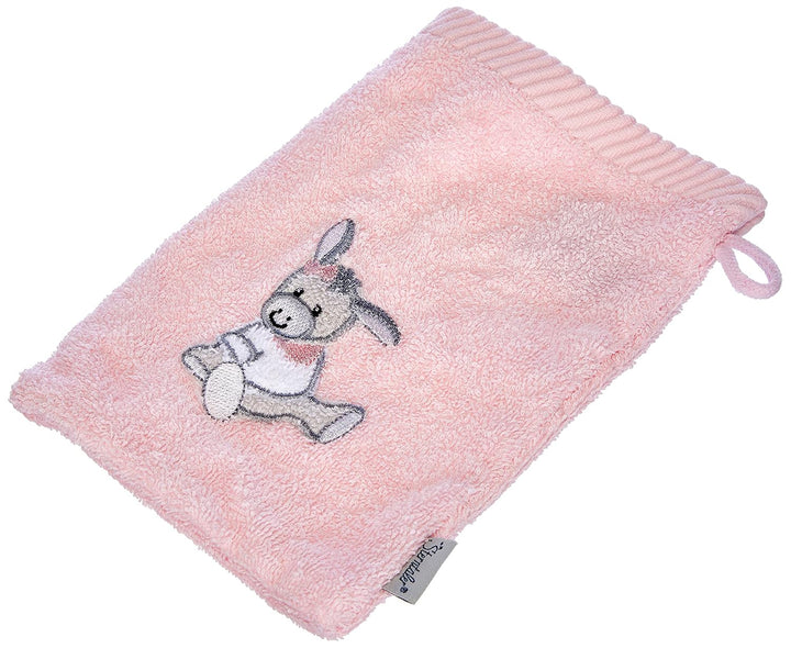 Sterntaler 9701838 Geschenk-Set Emmi Girl, Lätzchen, Spieluhr und Waschhandschuh, Alter: ab 0 Monate