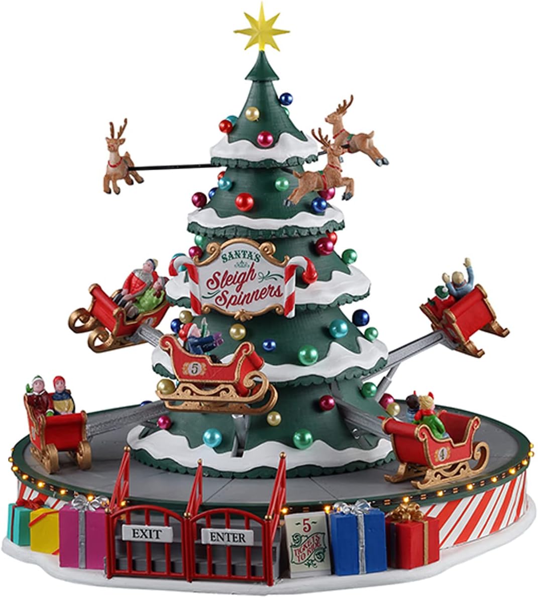 Lemax - Carnival - Sights & Sounds: Santa's Sleigh Spinners - (14833-UK)