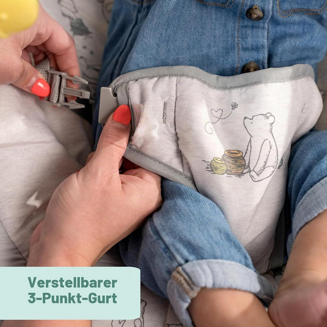 Bright Starts, Disney Winnie the Pooh Classic Pals Vibrierende Babywippe Babyschaukel mit Melodien &amp;