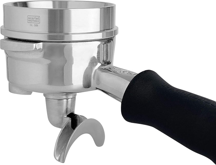 Präzisions-Trichter »Barista Cono Livello 58,5 mm« aus Edelstahl für Siebträger, Dosing Funnel Füllt