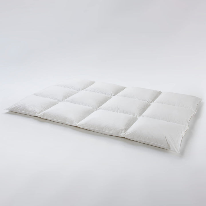 Daunenfee– Winter Cassettendecke 155x220cm, Daunen &amp; Federn – 3x4 Karos, 2cm Stege – Handarbeit Made