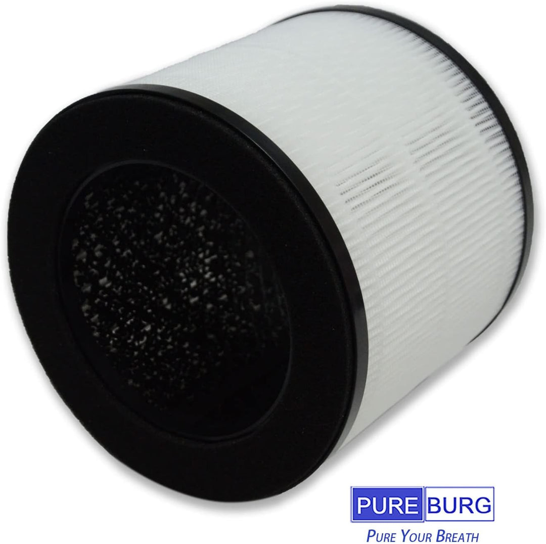PUREBURG Ersatzfilter, kompatibel mit Himox H08 H08P Luftreinigern, 2 Stück, H13 HEPA, 4-stufige Fil