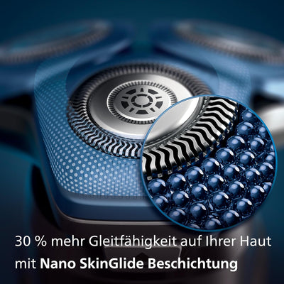 Philips Shaver Series 7000 – Elektrischer Nass- und Trockenrasierer für Herren mit ausklappbarem Tri