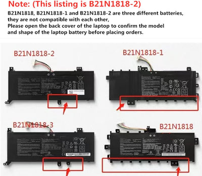 ASKC 7.6V 32Wh B21N1818-2 Laptop Akku für Asus VivoBook X412F X412FA X412FJ X412DA V4000 V4000F V400