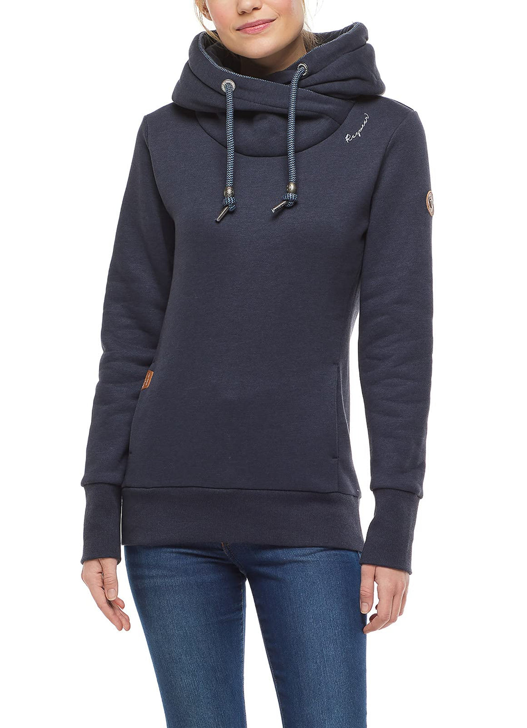 Ragwear GRIPY Bold Damen Frauen Kapuzenpulli,Kapuzenpullover,Hoodie,Pullover mit Kapuze S Navy, S Na