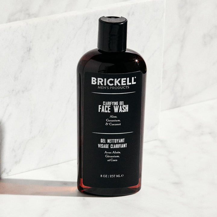 Brickell Men's Daily Advanced Face Care Routine I - Set aus Gesichtsreinigung, Feuchtigkeitscreme &