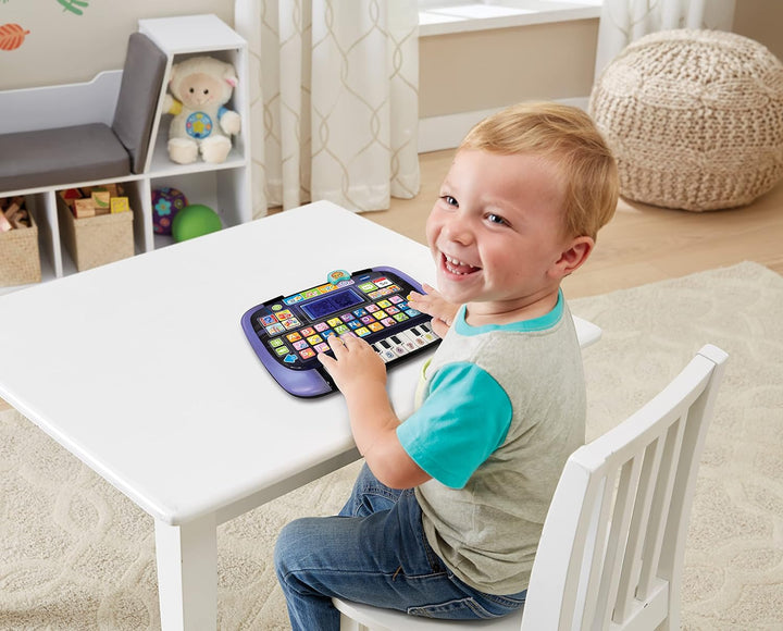VTech Baby Lern- und Musiktablet – Sprechendes, musikalisches Tablet mit 12 Lernaktivitäten und leuc