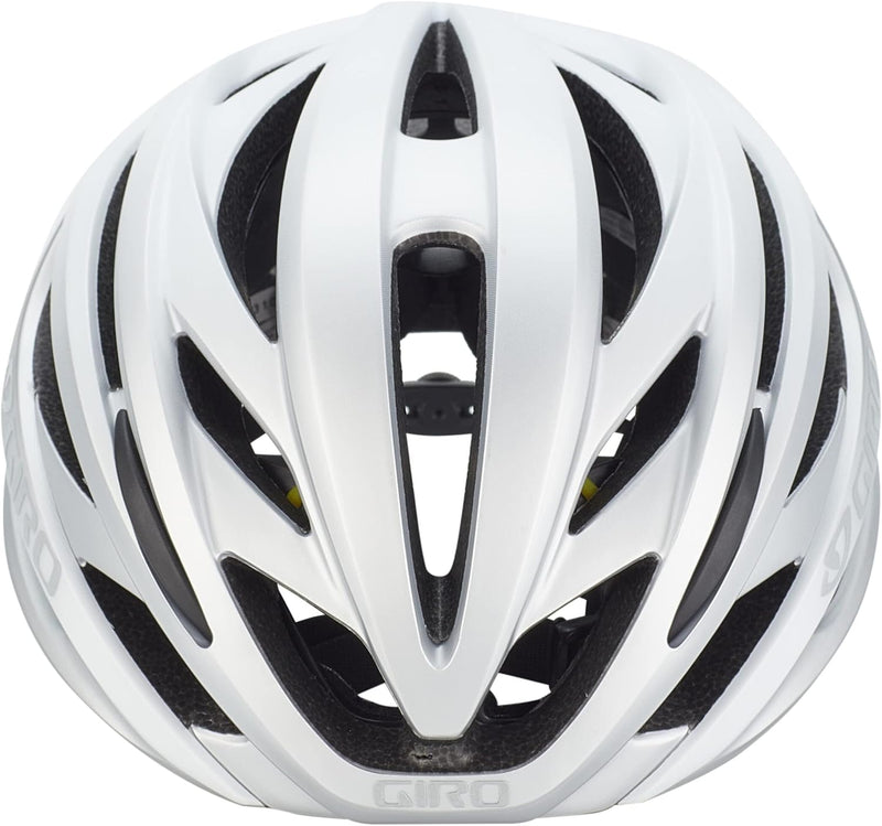 Giro Unisex – Erwachsene Syntax MIPS Fahrradhelm Road L (59-63cm) matte white/silver, L (59-63cm) ma