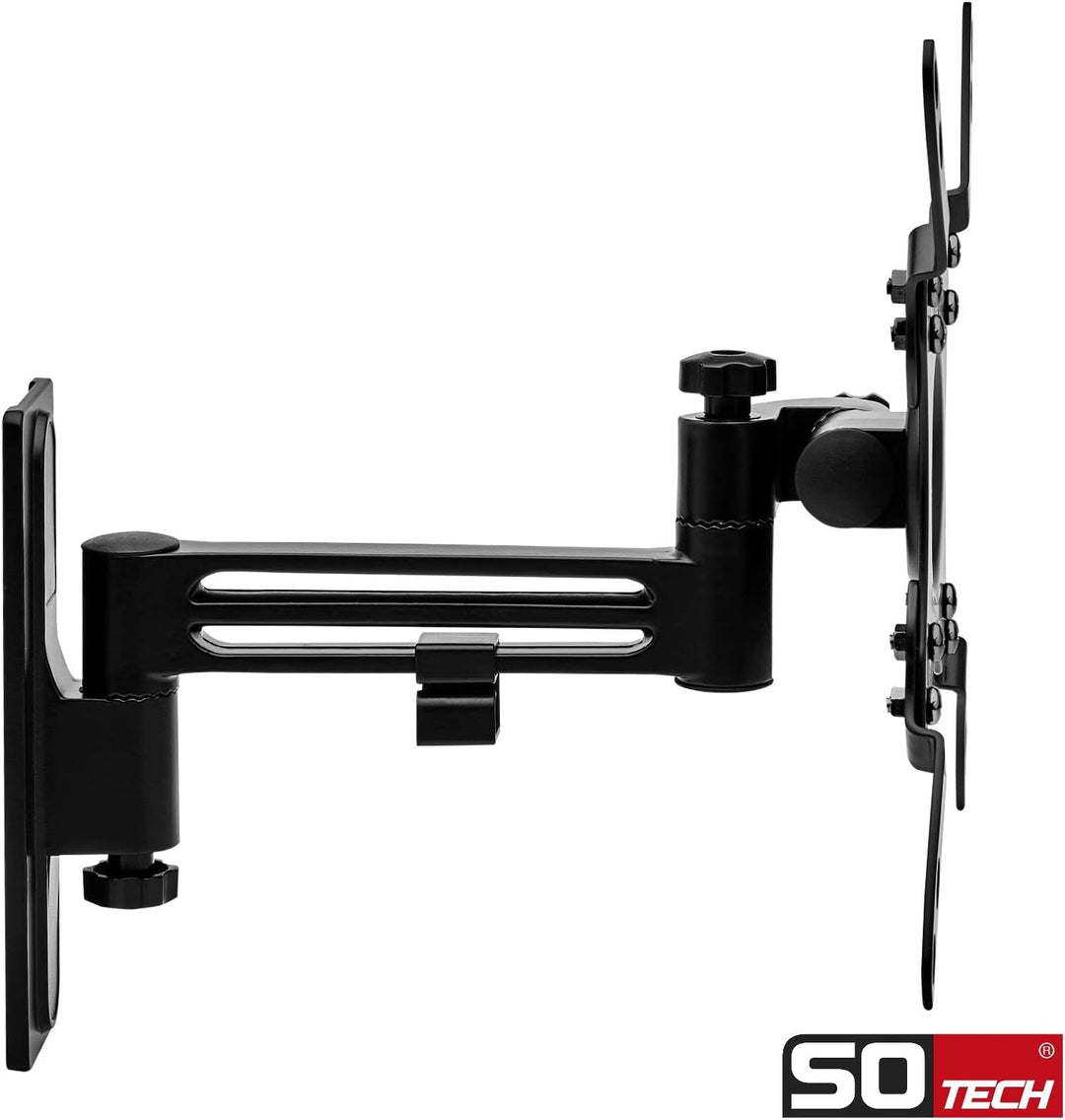 SOTECH TV Wandhalterung WH-02-43 1-armig mit Kabelmanagement | Ausschwenkbare, drehbare, neigbare TV