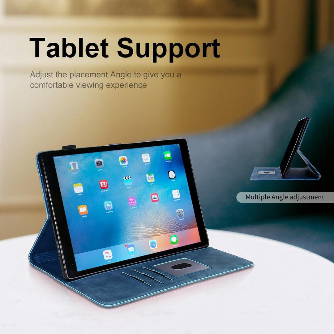 Rostsant Hülle für Samsung Galaxy Tab A9+ 11 Zoll PU Leder Brieftasche Case Magnetisch Stand Tablet
