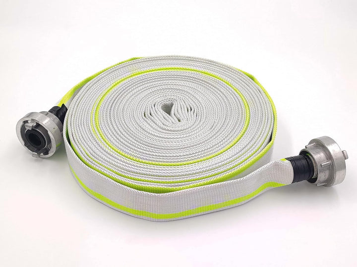 1 Zoll | D-25-20 m Industrieschlauch | Feuerwehrschlauch | Bauschlauch | Flachschlauch | Schlauch mi